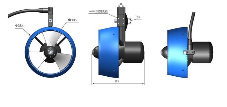 ZKT-540水下推进器（40kg）产品资料