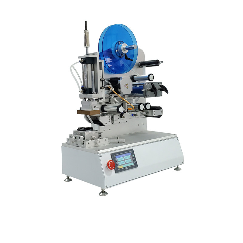 Semi-automatic high precision labeling machine