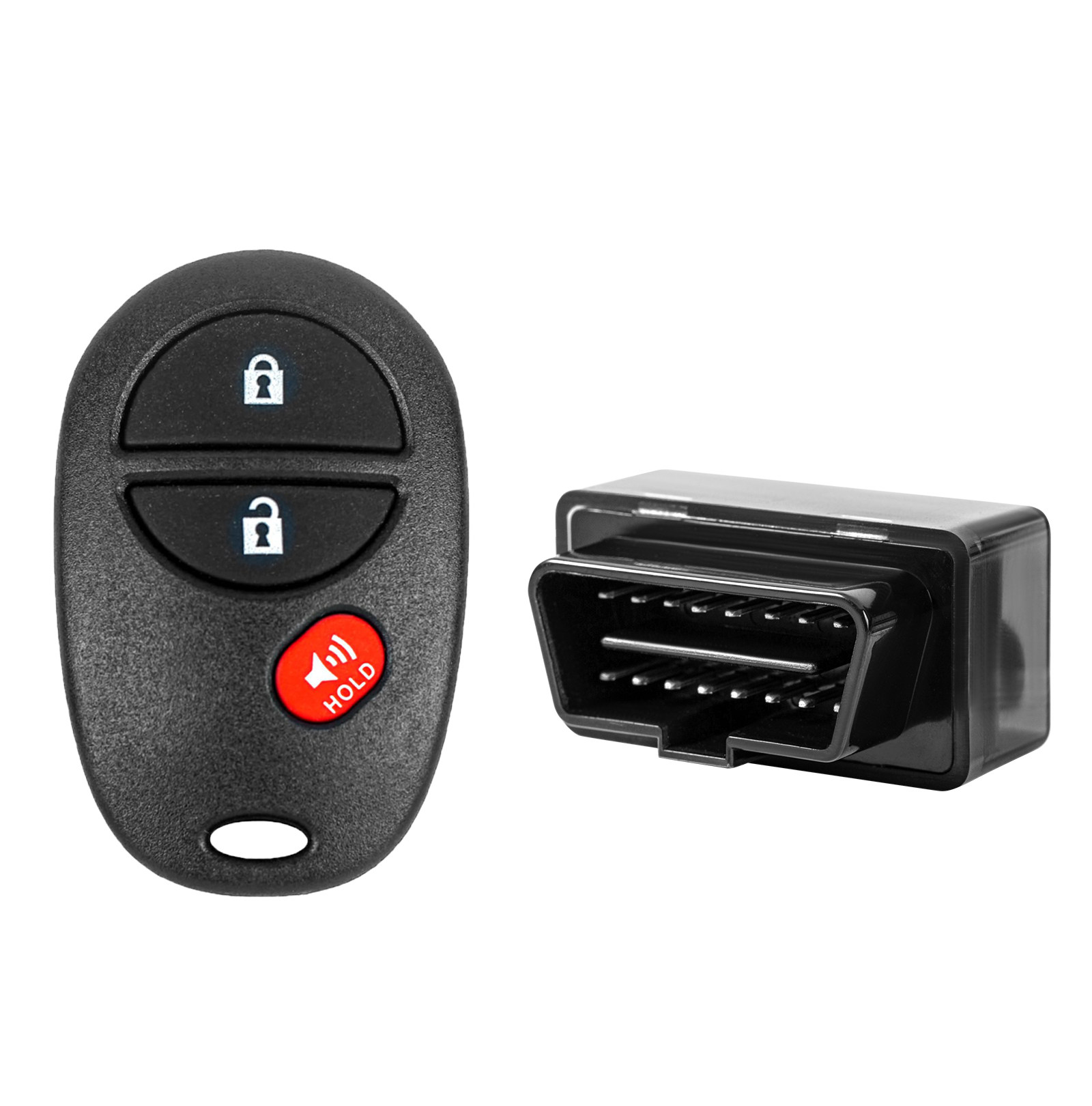 Keyless Entry Remote Fob for GQ43VT20T and Car Key Programmer fits Toyota Tacoma Tundra Sienna Sequoia Highlander