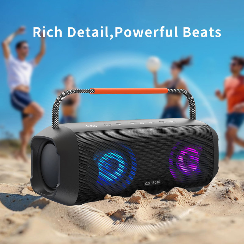 Bluetooth Speaker Heavy Bass 60-80W Portable with Dual Speakers