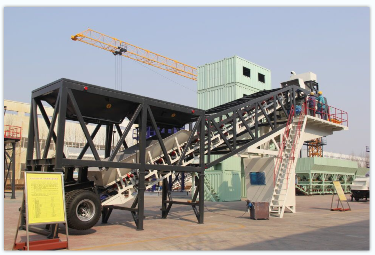 简易混凝土站 配料机 