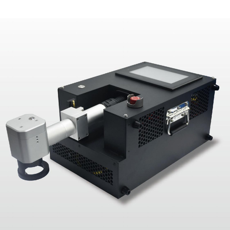 300W pulsed laser cleaning machine for derusting railway tracks