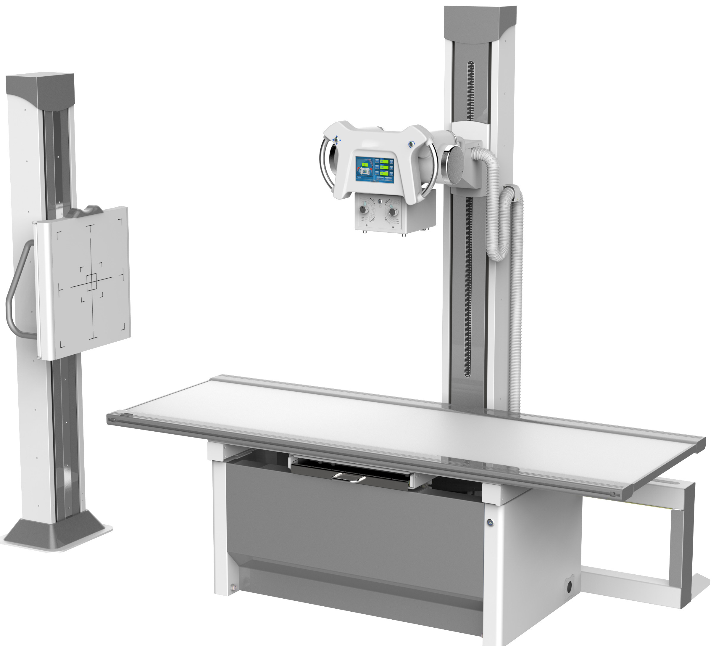 Floor-mounted Digital Radiography System