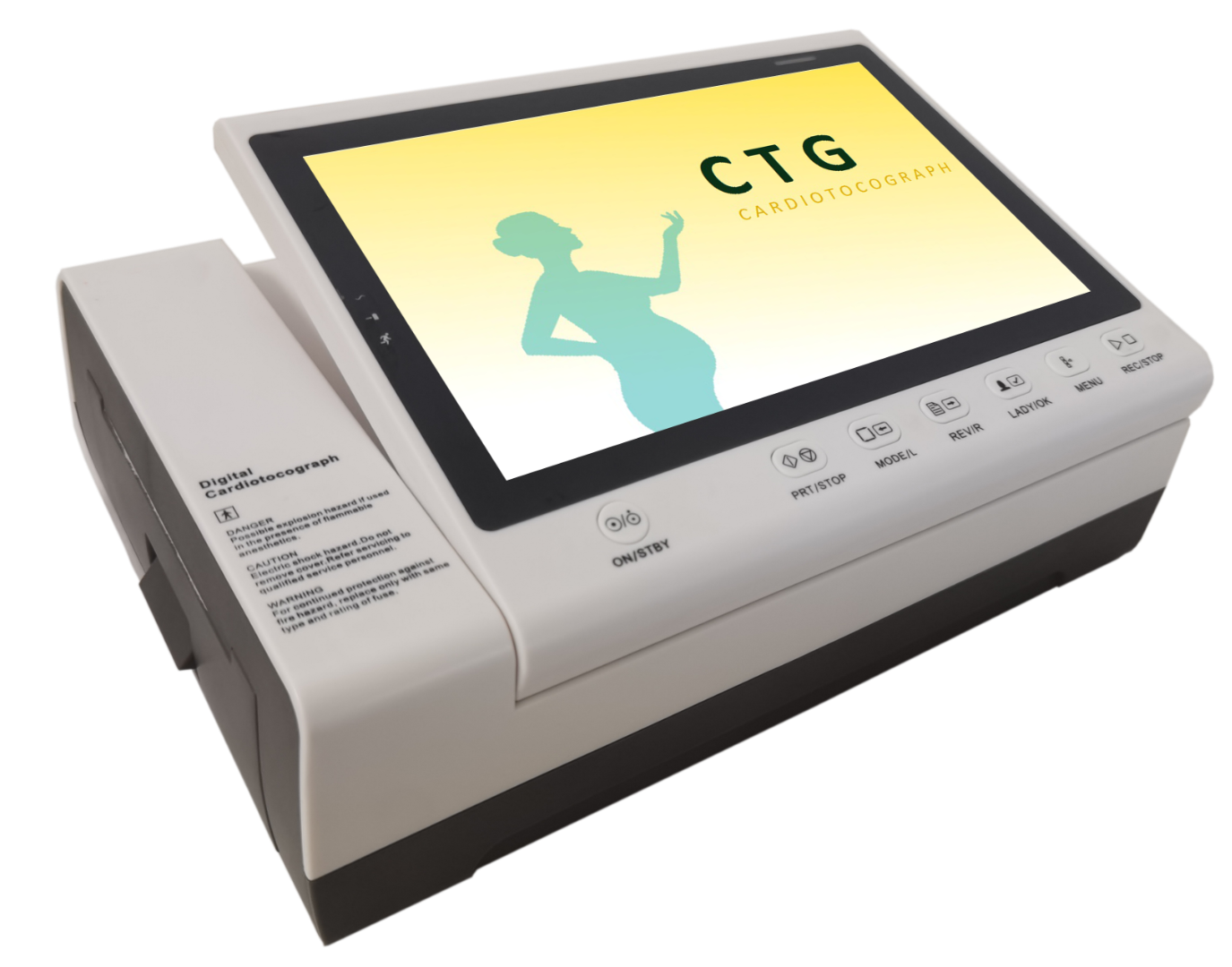 CTG Fetal doppler Monitor baby heartbeat monitor machine Ultrasound Fetal monitor