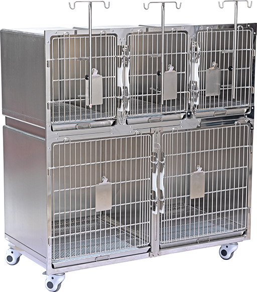 Hot Selling Veterinary Cages Stainless Steel Vet Cages Stainless Steel Cages For Vet