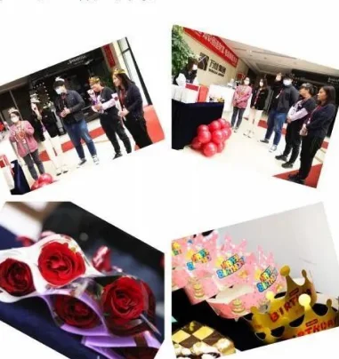 万佳集团总部4月份员工生日会精彩回顾