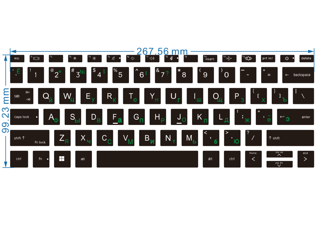 EliteBook 630 G8 G9 英文转俄文