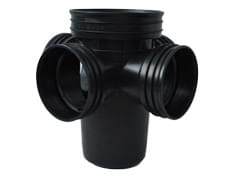 亮塑雨水井—沉泥四通井座