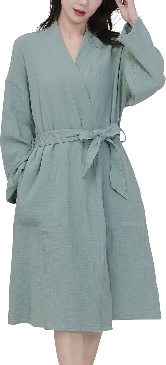 双绉纱浴袍 家居服