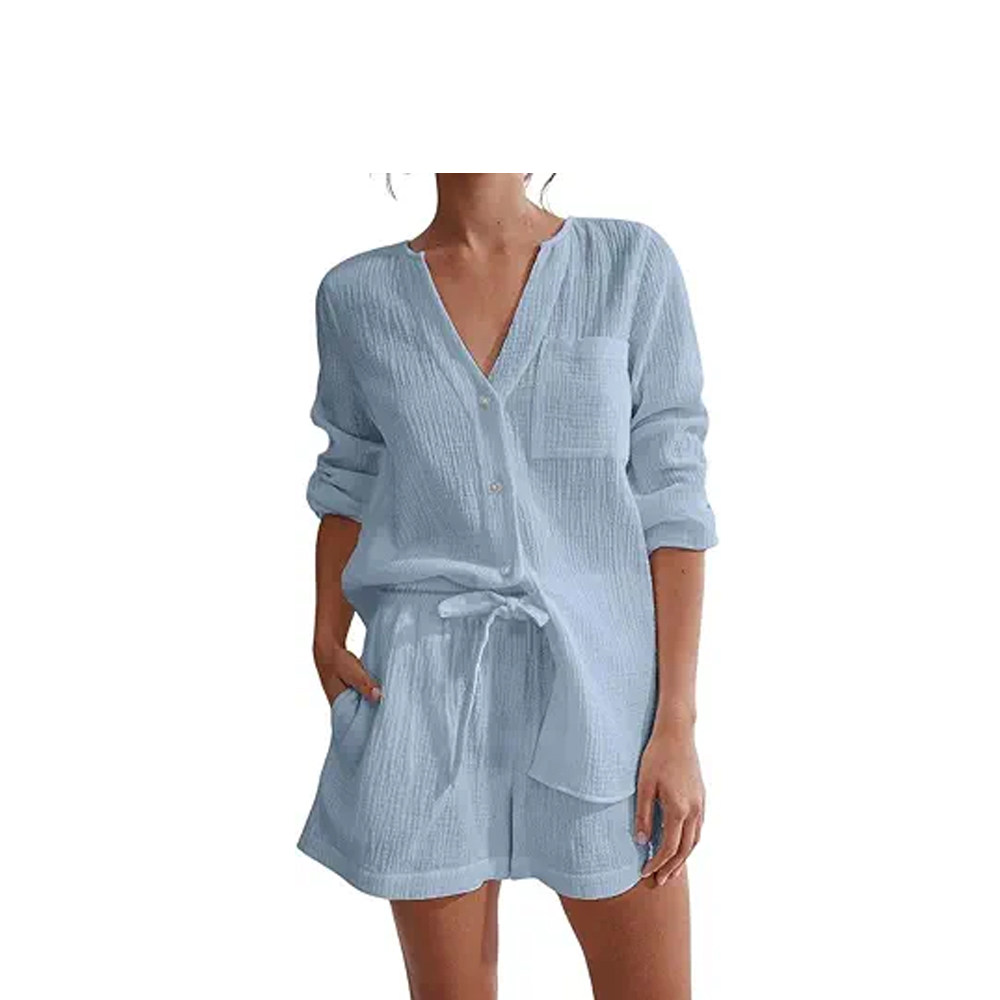 双绉纱浴袍 家居服