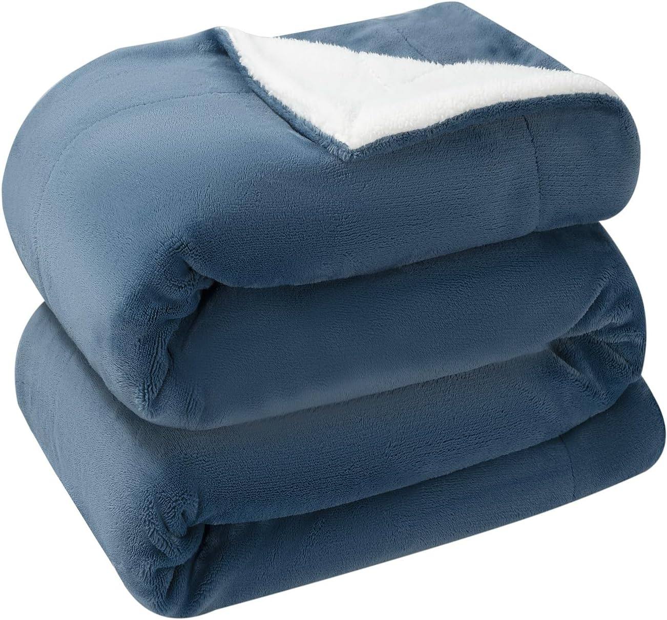 Milk flannel double-layer blanket