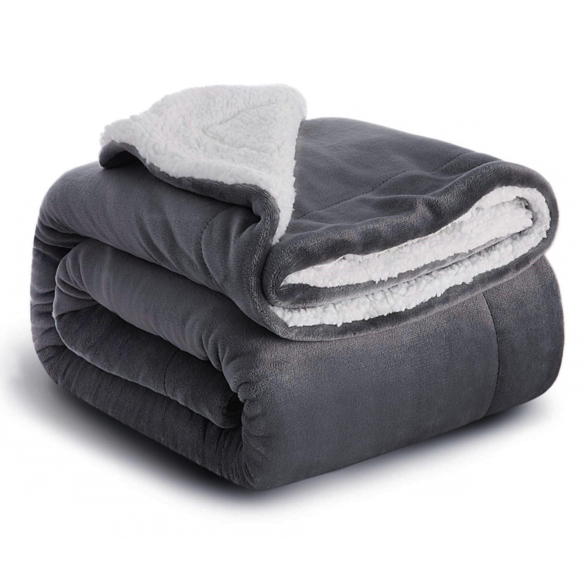 Milk flannel double-layer blanket