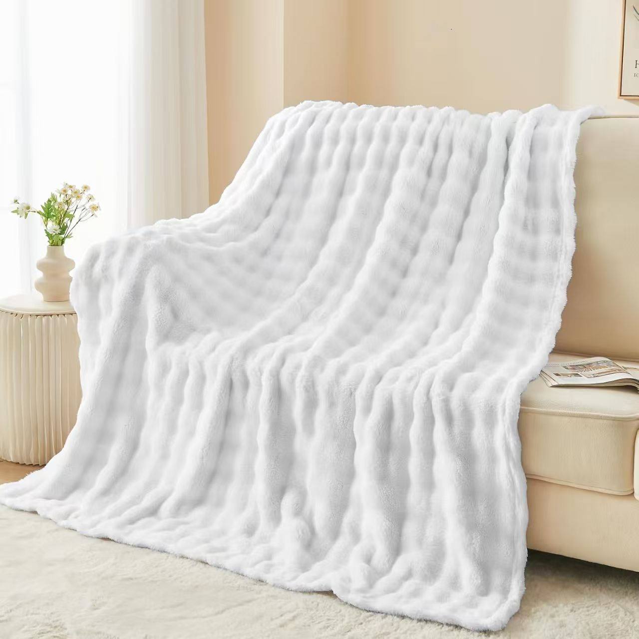 Flannel bubble blanket