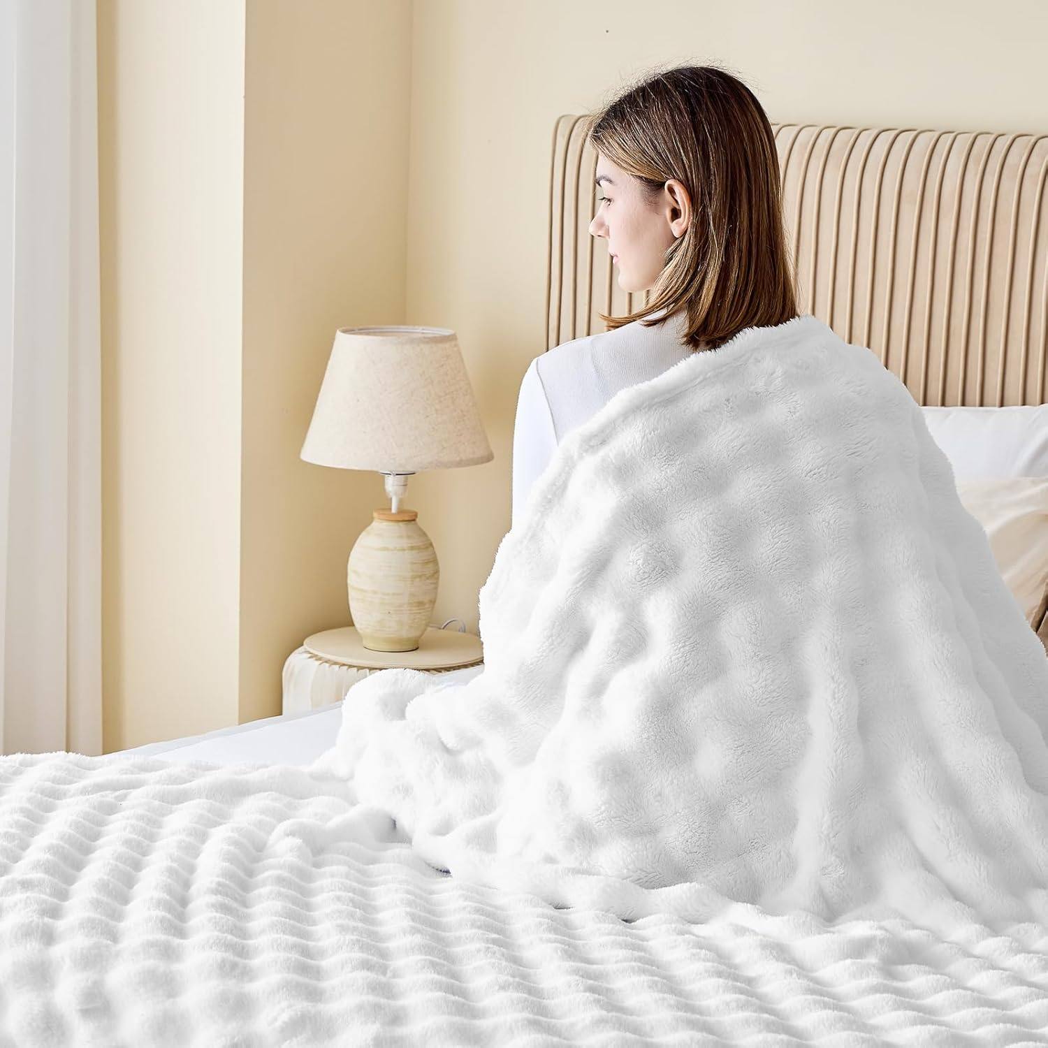 Flannel bubble blanket