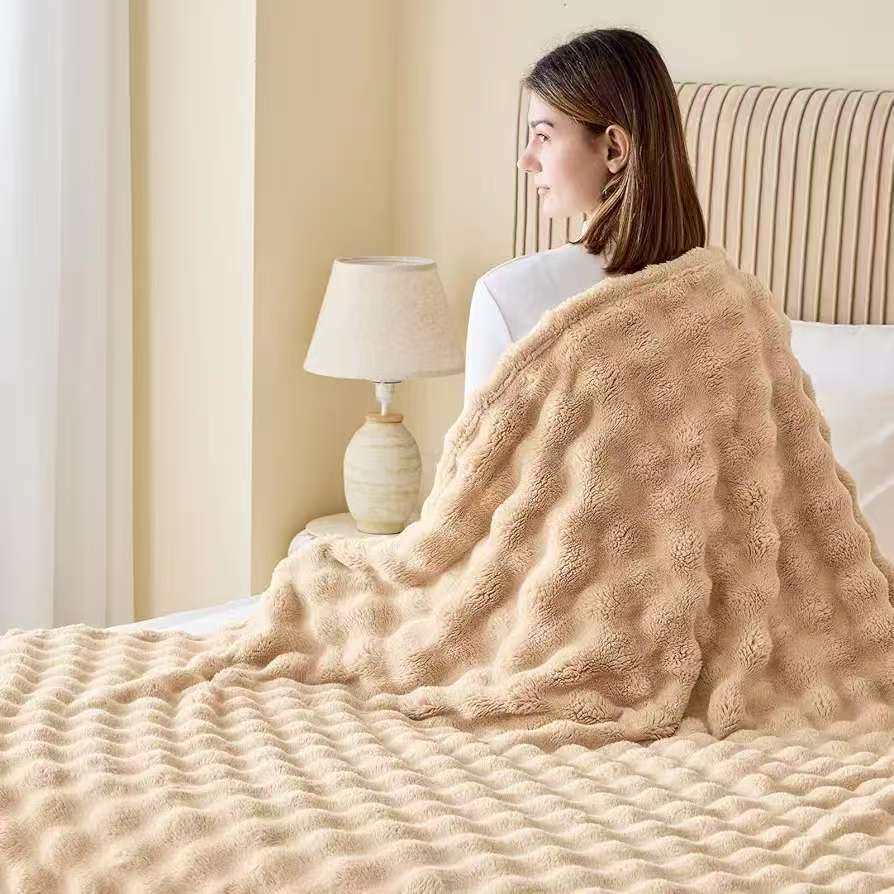 Flannel bubble blanket
