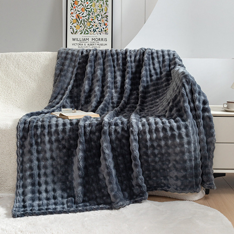 Flannel bubble blanket