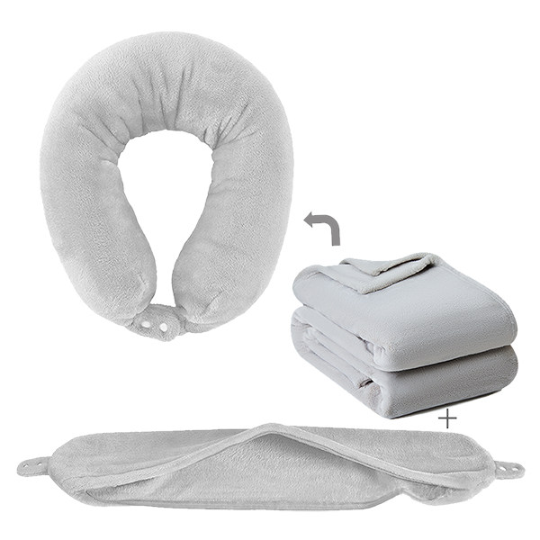 Neck pillow blanket cover