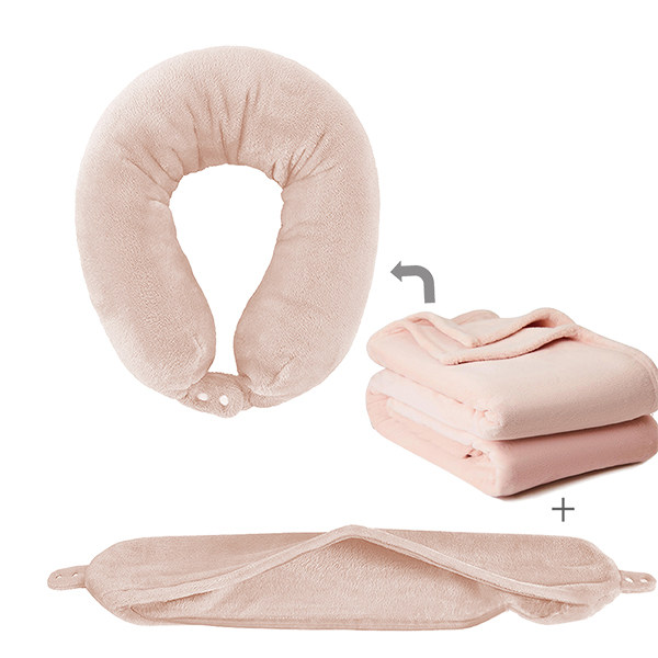 Neck pillow blanket cover