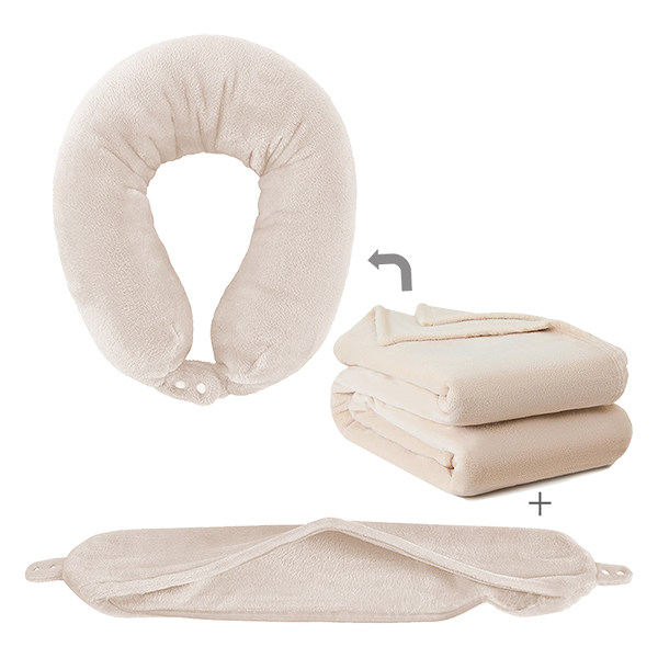 Neck pillow blanket cover