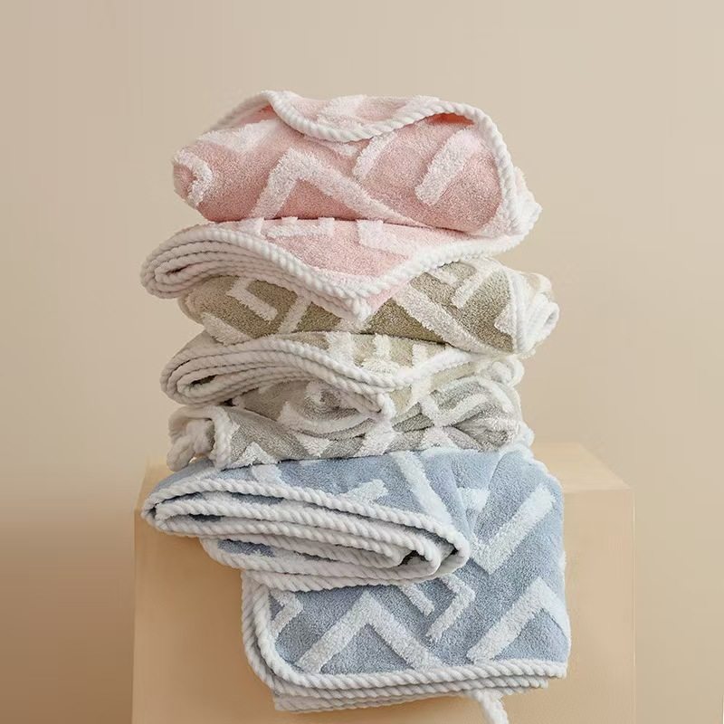 Jacquard bath towel