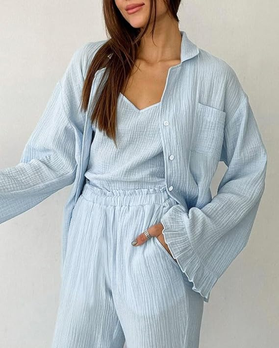 Double crepe bathrobe home clothing