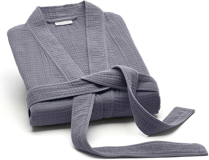 Double crepe bathrobe home clothing