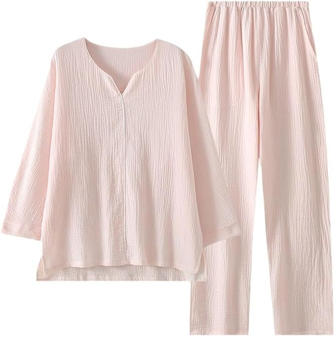 Double crepe bathrobe home clothing