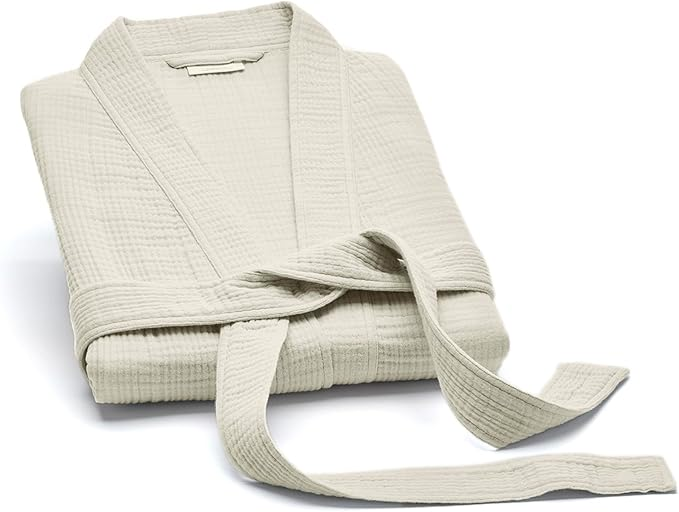 Double crepe bathrobe home clothing