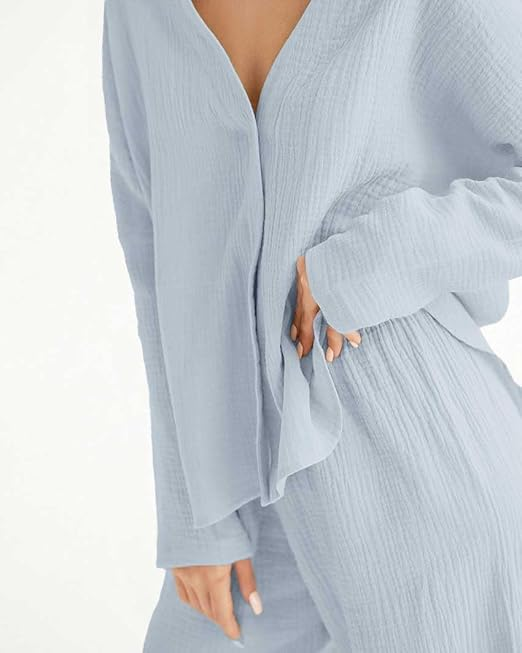 Double crepe bathrobe home clothing