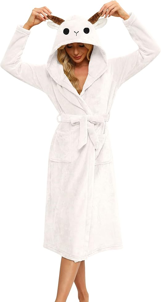 Animal Head Bathrobe