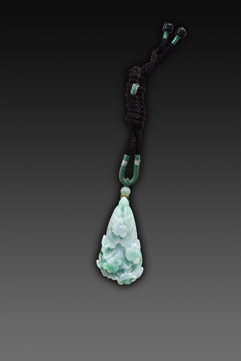 如意翡翠白菜挂件