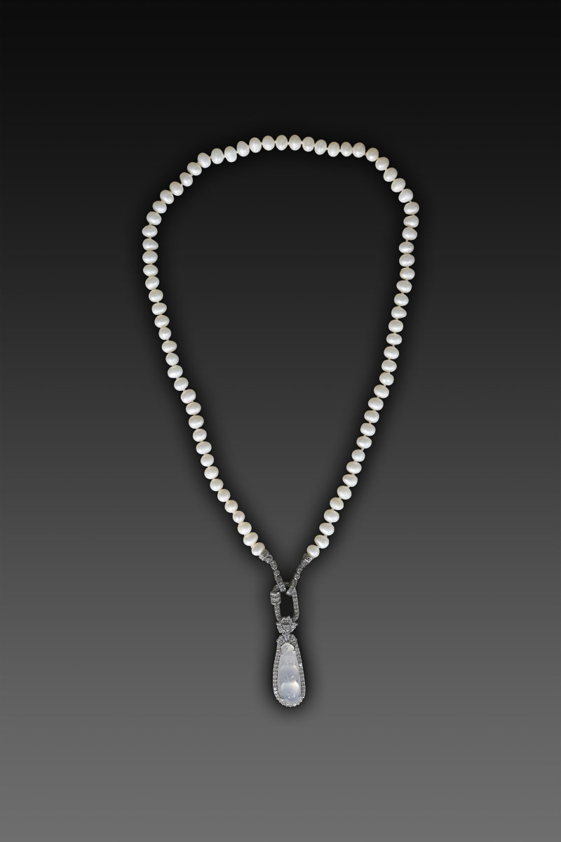 深海珍珠玉项链