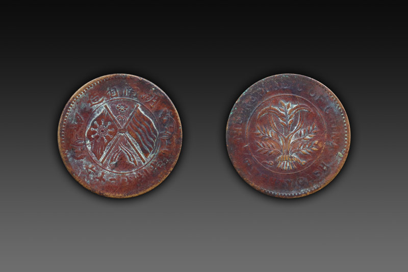 湖南省造双旗币