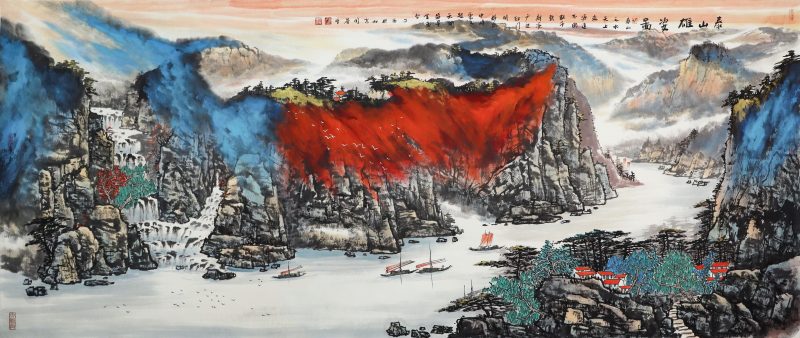 《泰山雄姿图》