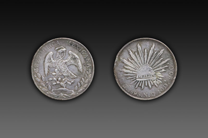 1895墨西哥鹰元银币