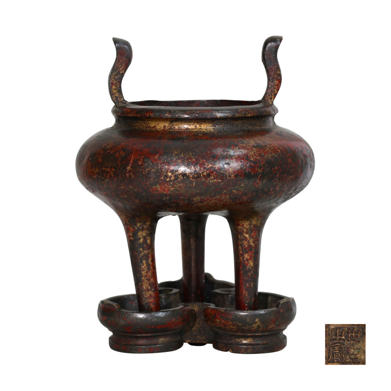 永乐三足铜炉鼎