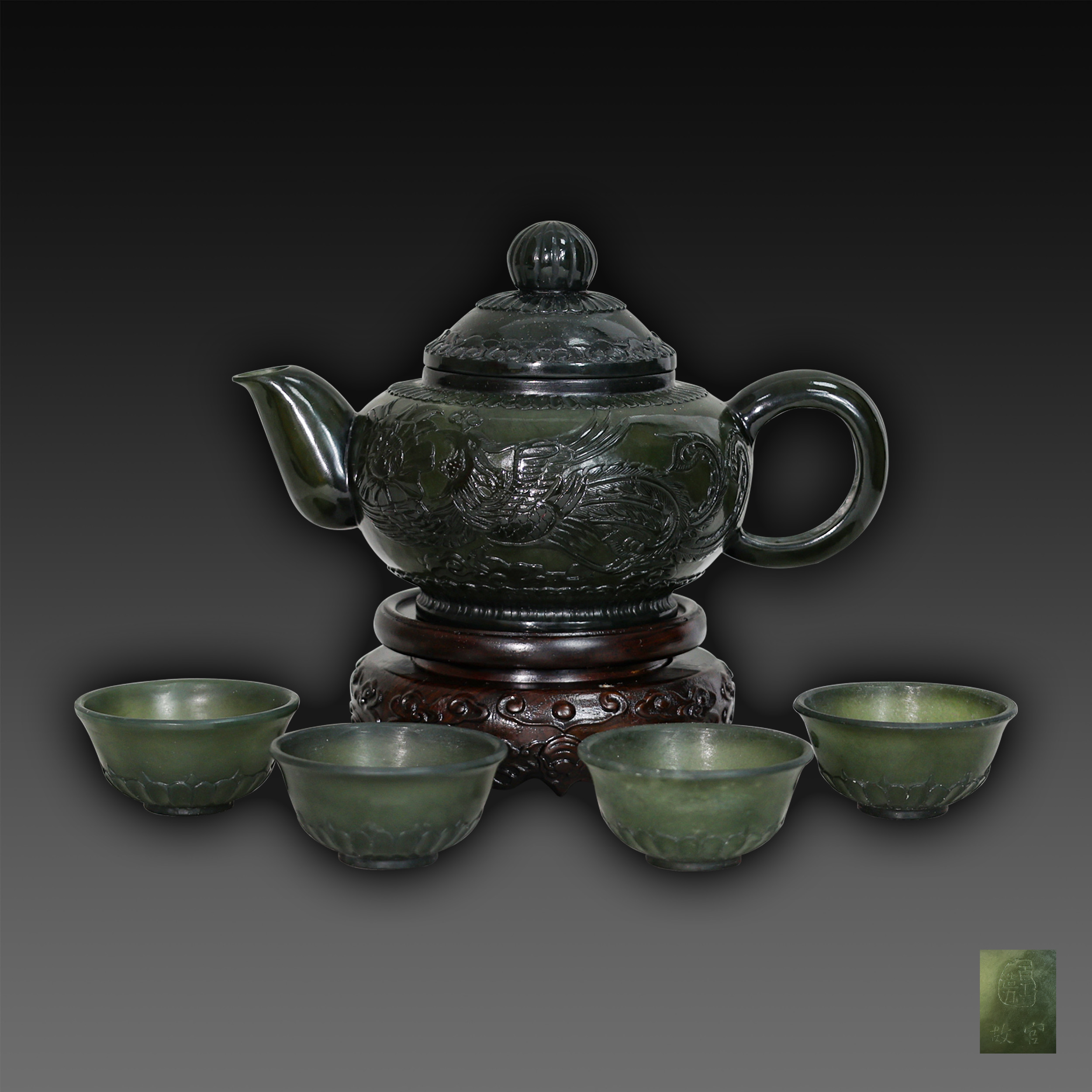 龙凤玉壶一套