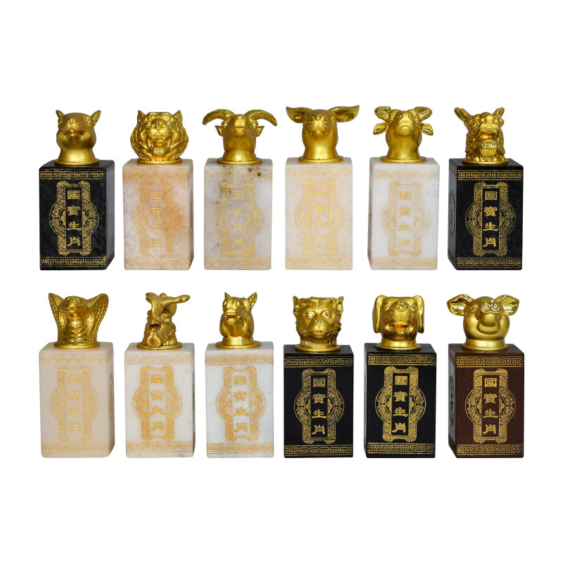 和田玉十二生肖印章