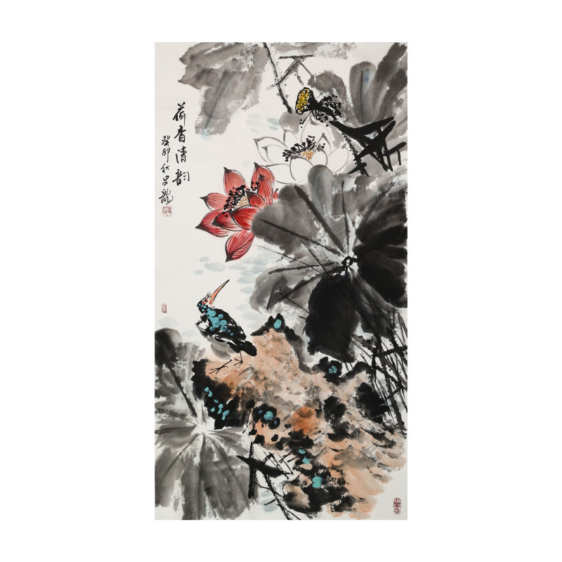 史龙《荷香清韵》