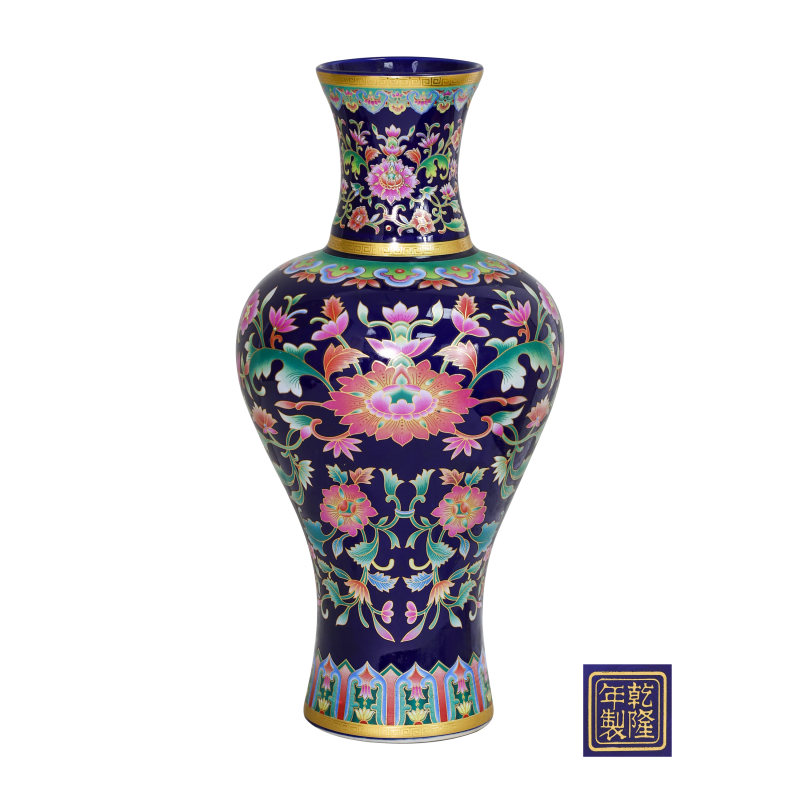 乾隆年制景泰蓝女儿瓶