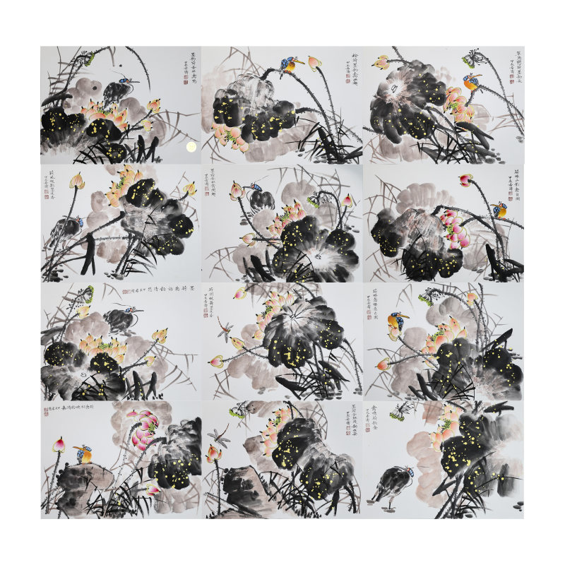 李希涛《荷风盛世》