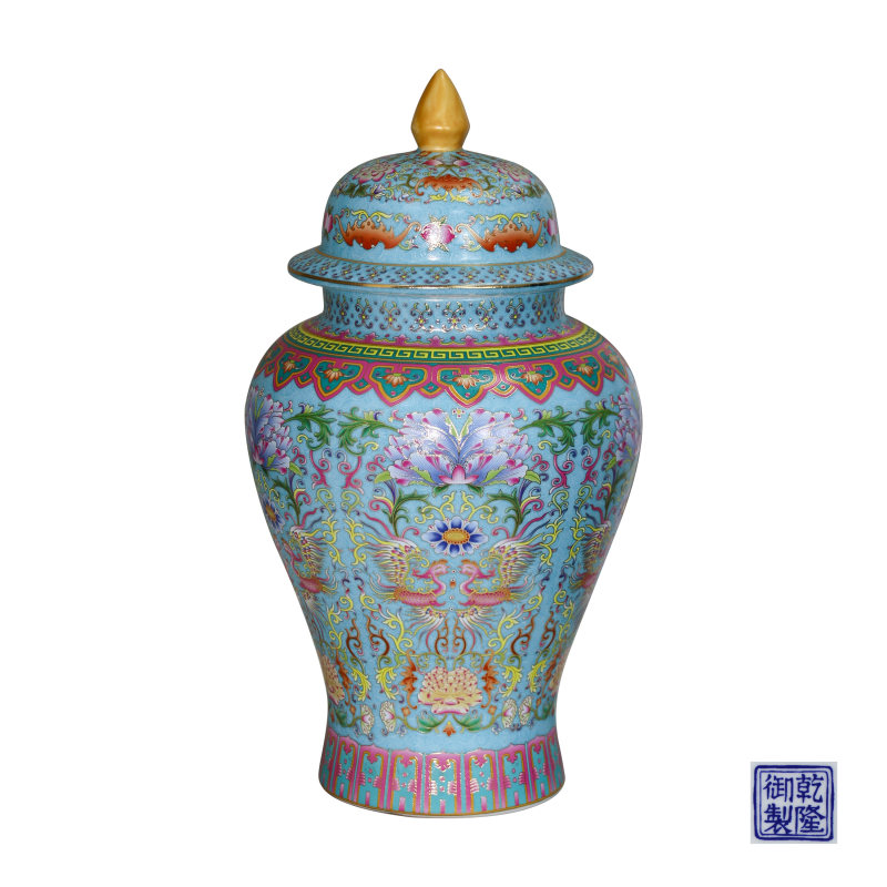 乾隆御制珐琅彩将军罐