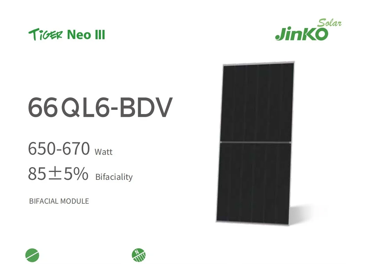 Jinko JKM650-670N-66QL6-BDV-F2 Bifacial Module