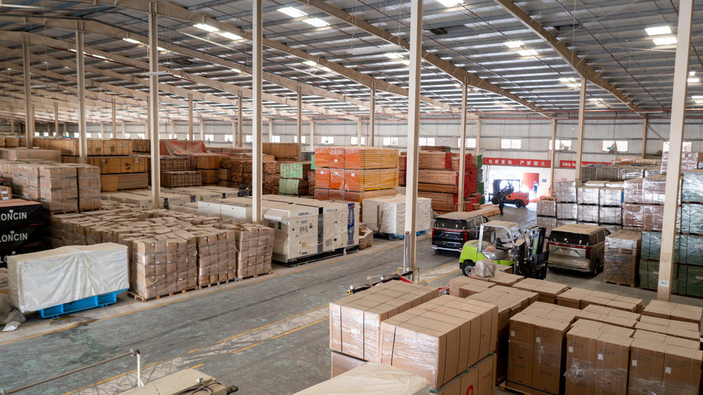 Building materials warehouse inventory
