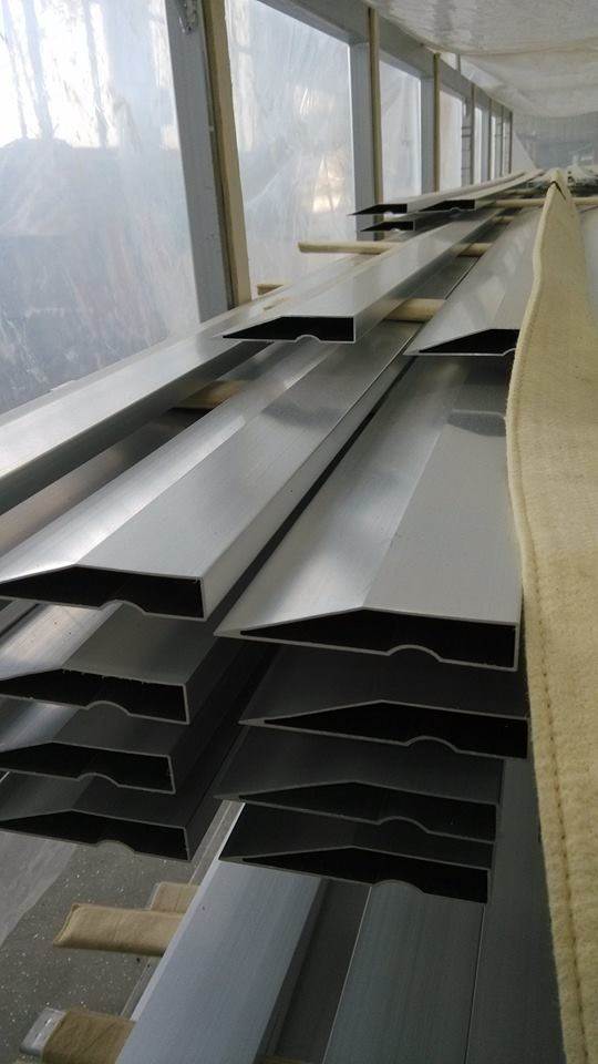 Aluminium profiles for Mason Staff