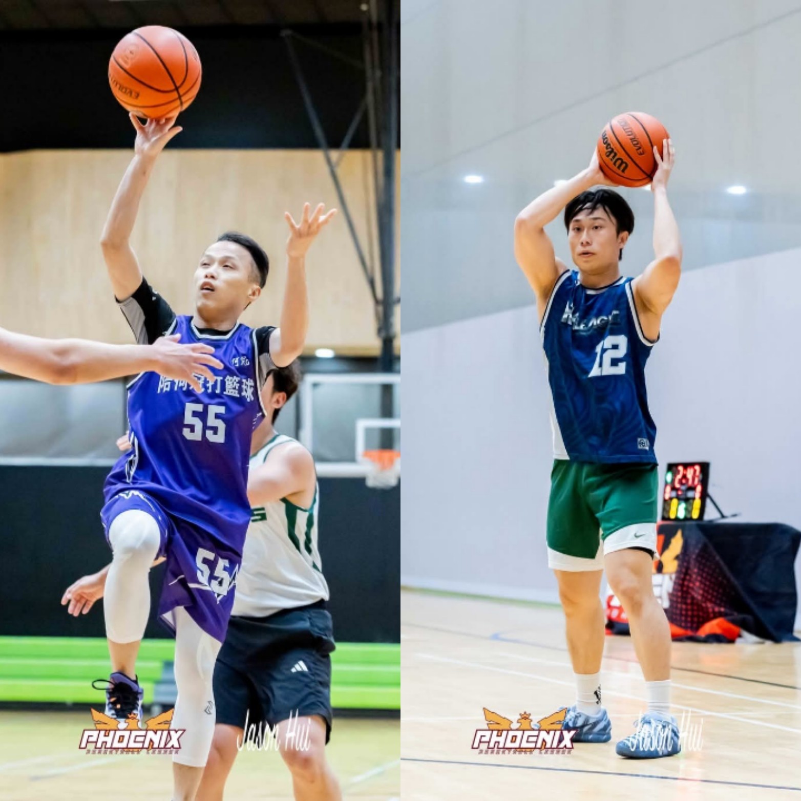 6月22日 屯天元平日鳳凰盃D7 陪何冠打籃球 vs 怪叔叔