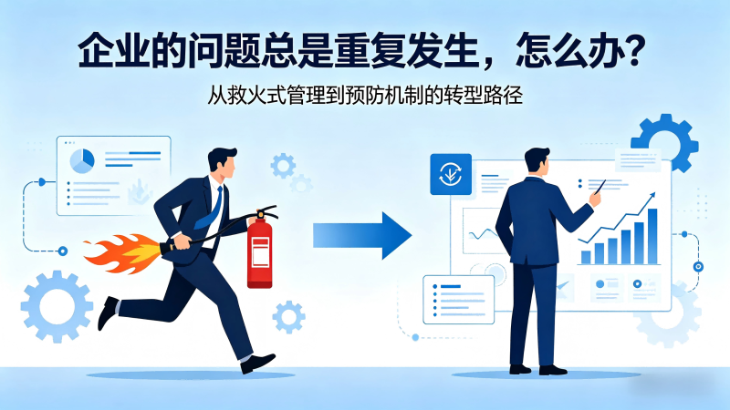 企业的问题总是重复发生，怎么办？