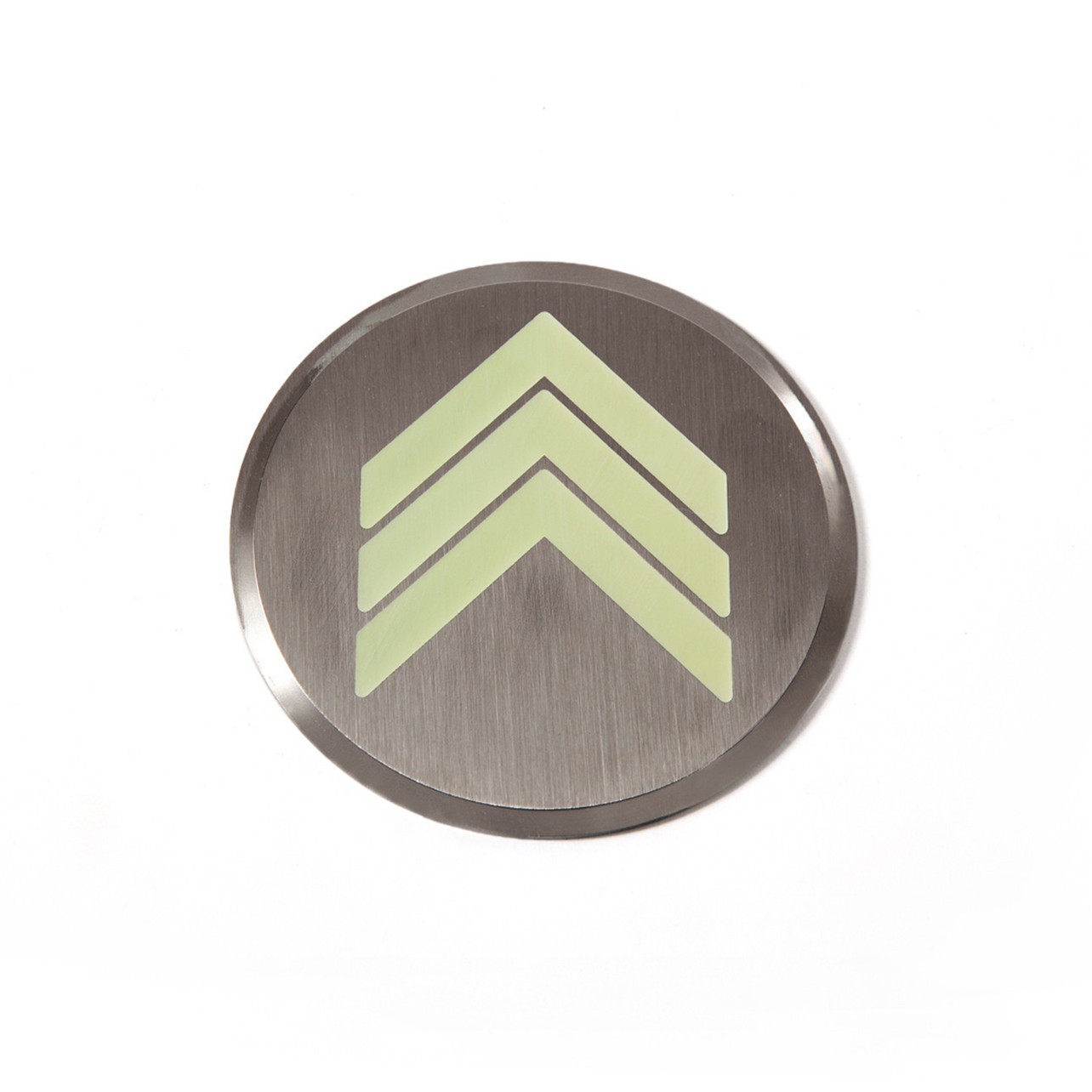 Stainless steel storage self -light logo