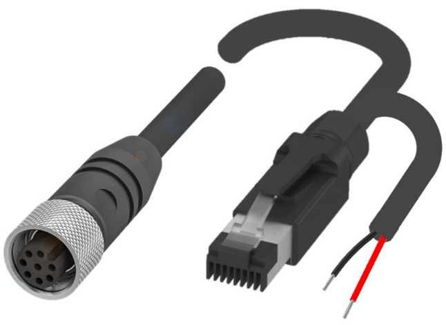 连接线缆—(双头线缆)ST-CB-XX-M12AFST-8TCP-RJ45BW-X