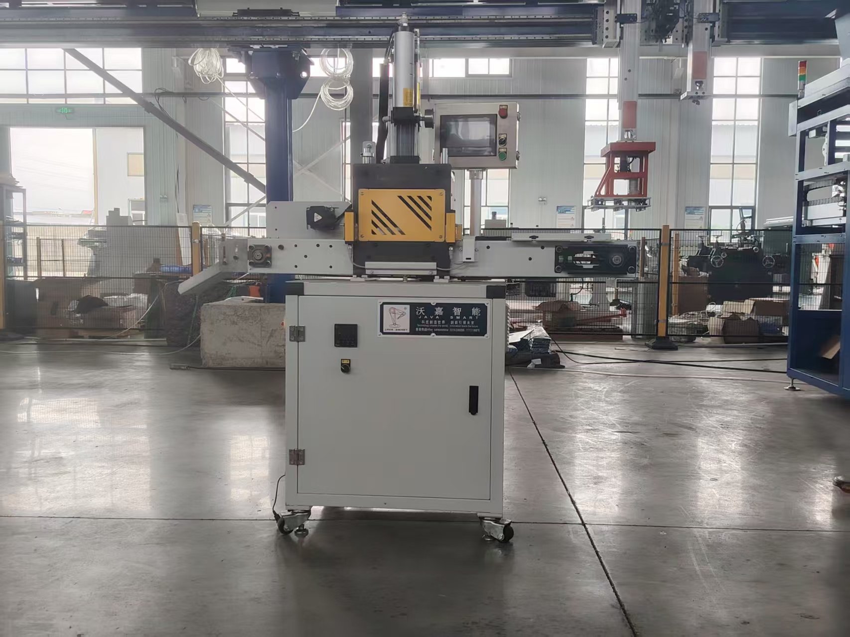 消音片单工位压粘机（含热板）